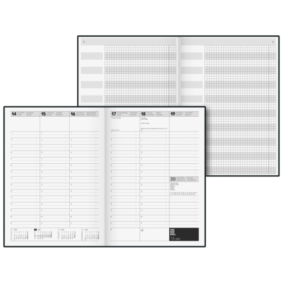 Buchkalender Modell 724 Time Center