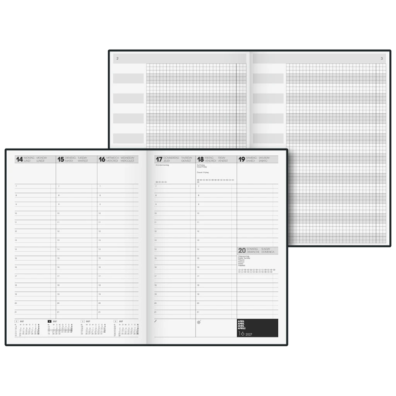 Buchkalender Modell 724 Time Center