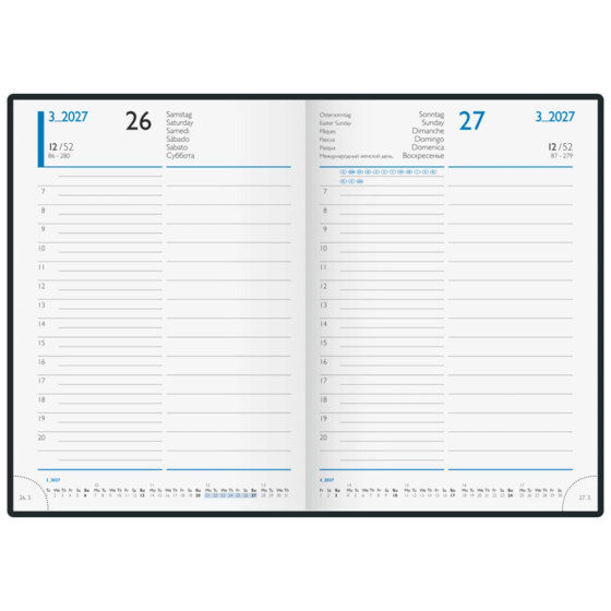 Buchkalender Modell 798