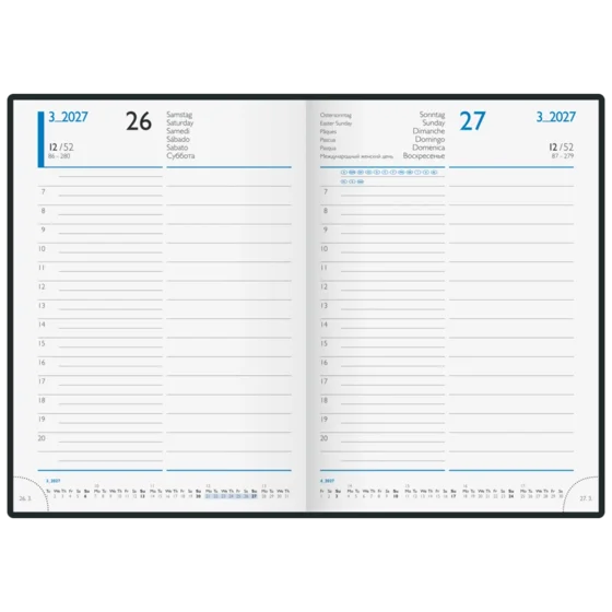 Buchkalender Modell 798
