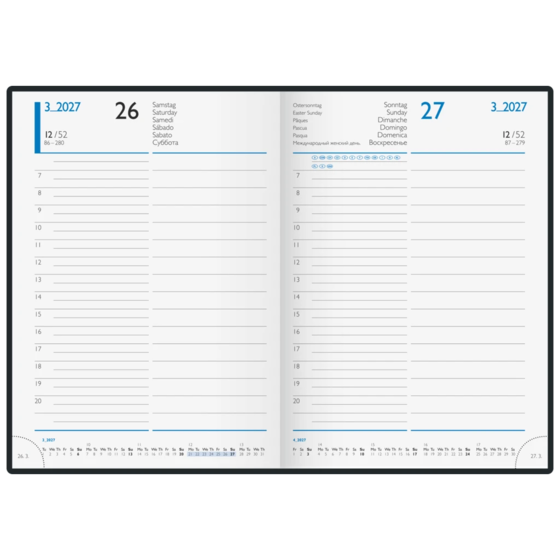 Buchkalender Modell 798