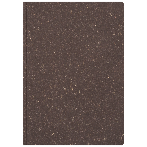Notizbuch Earth Tone A5 punktiert Naturkarton braun (Lagerware)