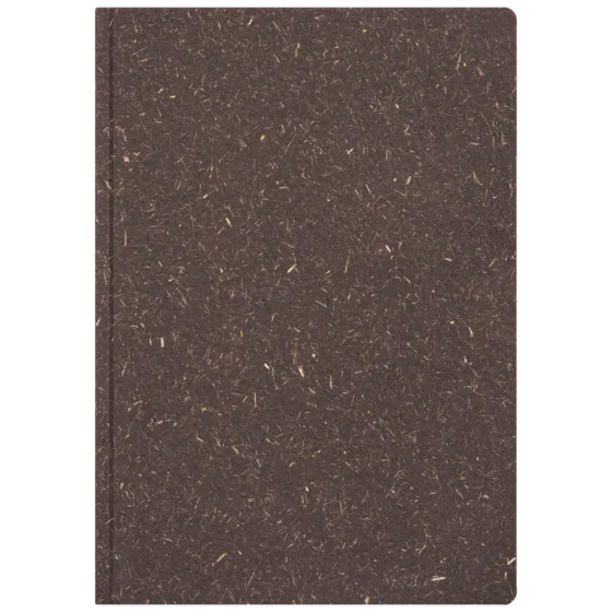 Notizbuch Earth Tone A5 punktiert Naturkarton braun (Lagerware)
