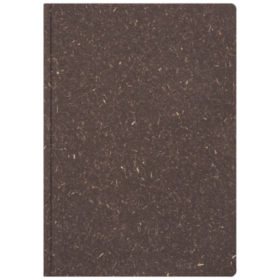 Notizbuch Earth Tone A5 punktiert Naturkarton braun (Lagerware)