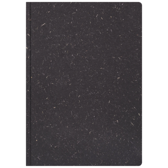 Notizbuch Earth Tone A5 punktiert Naturkarton schwarz (Lagerware)