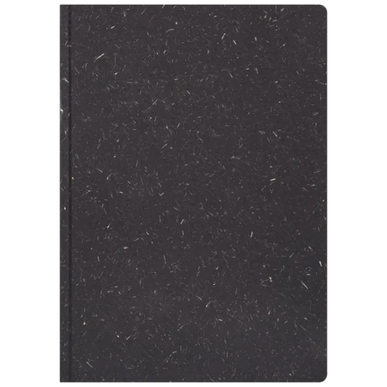 Notizbuch Earth Tone A5 punktiert Naturkarton schwarz (Lagerware)