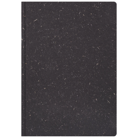 Notizbuch Earth Tone A5 punktiert Naturkarton schwarz (Lagerware)