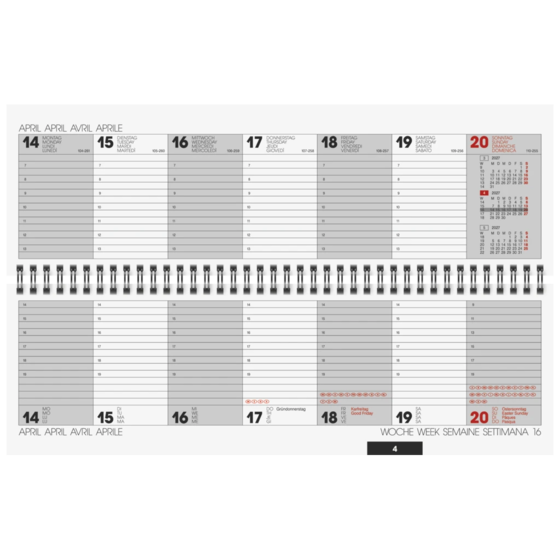Tischkalender Modell 776