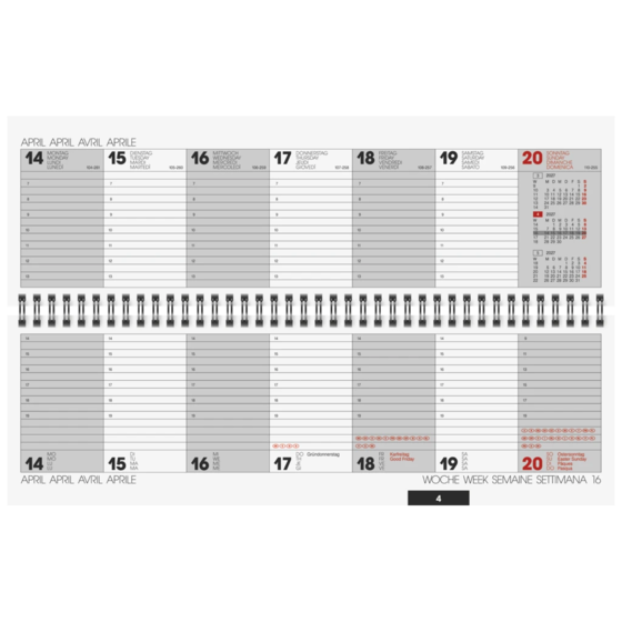 Tischkalender Modell 776