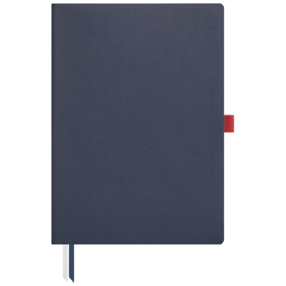 Notizbuch Office A5 Flex punktiert Soft Vellum (aussen blau / innen rot) blau (Lagerware)