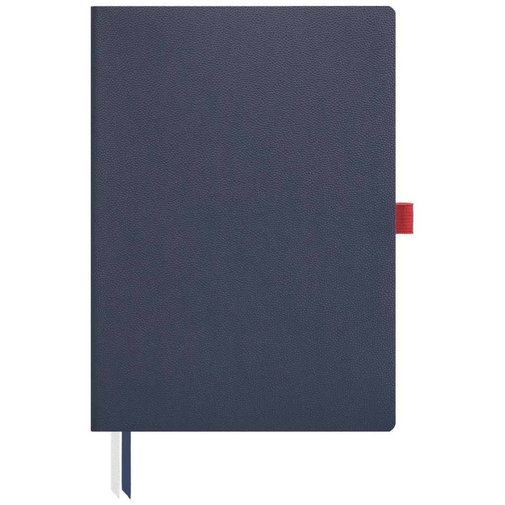 Notizbuch Office A5 Flex punktiert Soft Vellum (aussen blau / innen rot) blau (Lagerware)