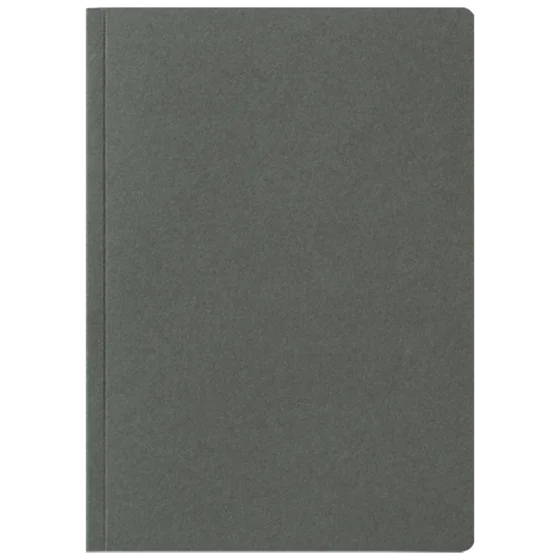 Taschenkalender Modell 733 11 Recyclingkarton (formatbündig, runde Ecken) dunkelgrau (Lagerware)