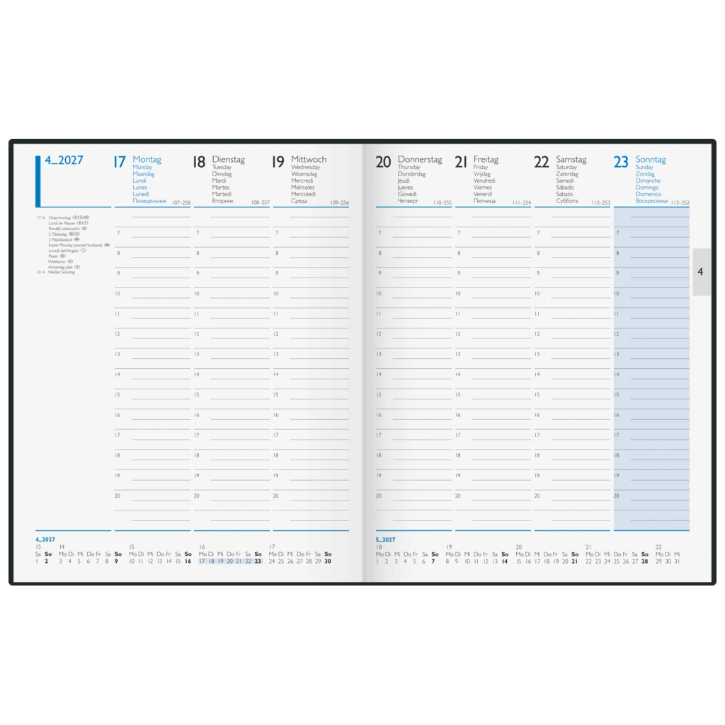 Buchkalender Modell 52 Z