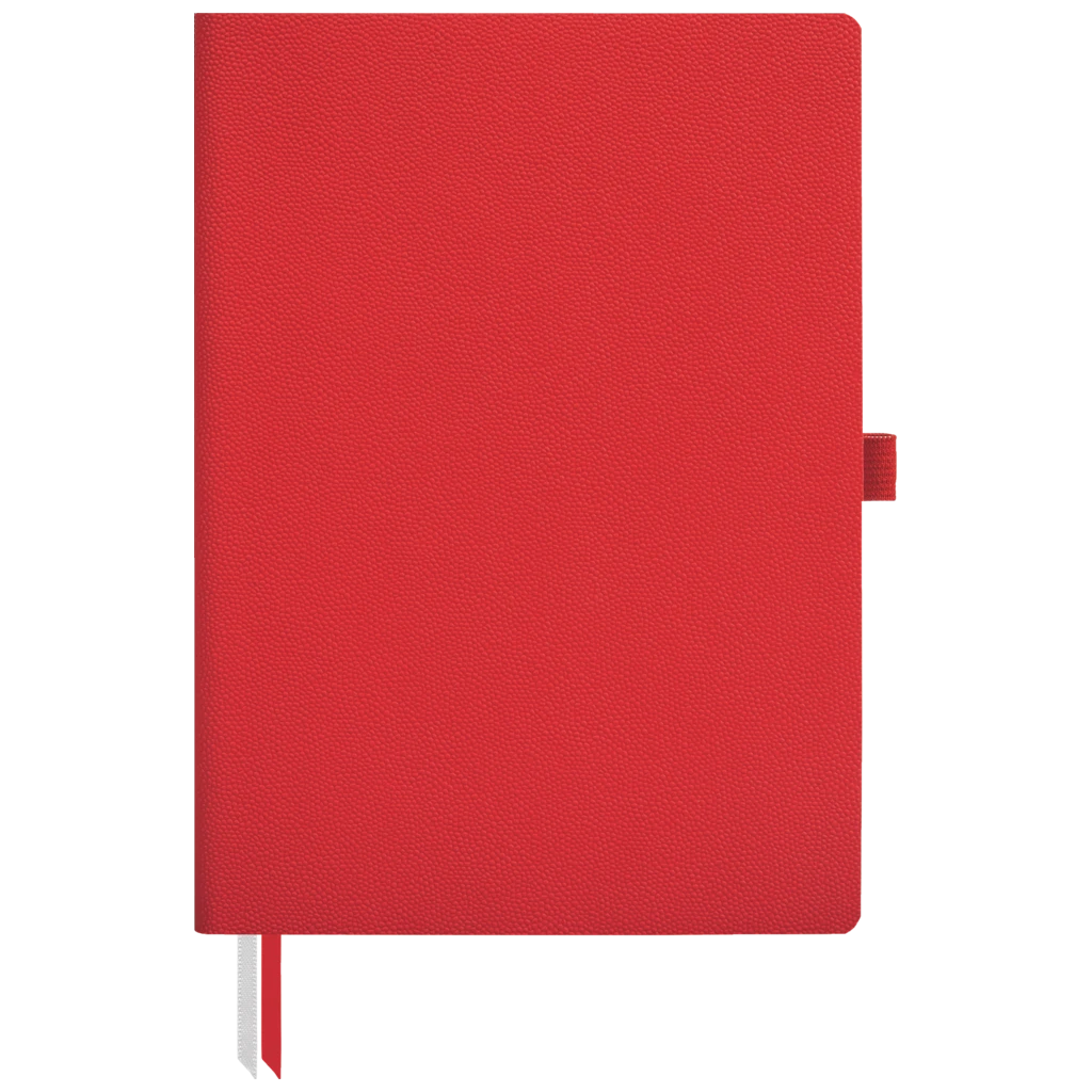 Notizbuch Office A5 Flex punktiert Soft Vellum (aussen rot / innen beige) rot (Lagerware)