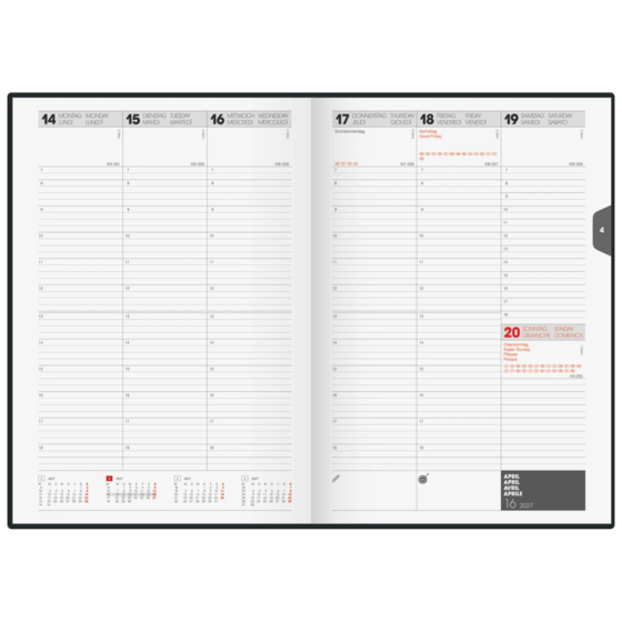 Buchkalender Modell 797