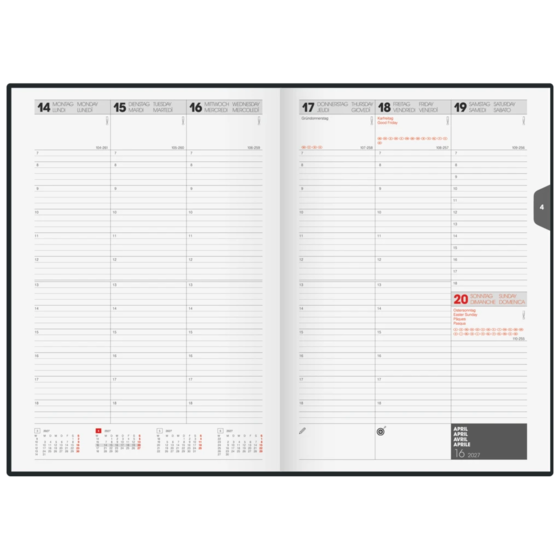 Buchkalender Modell 797