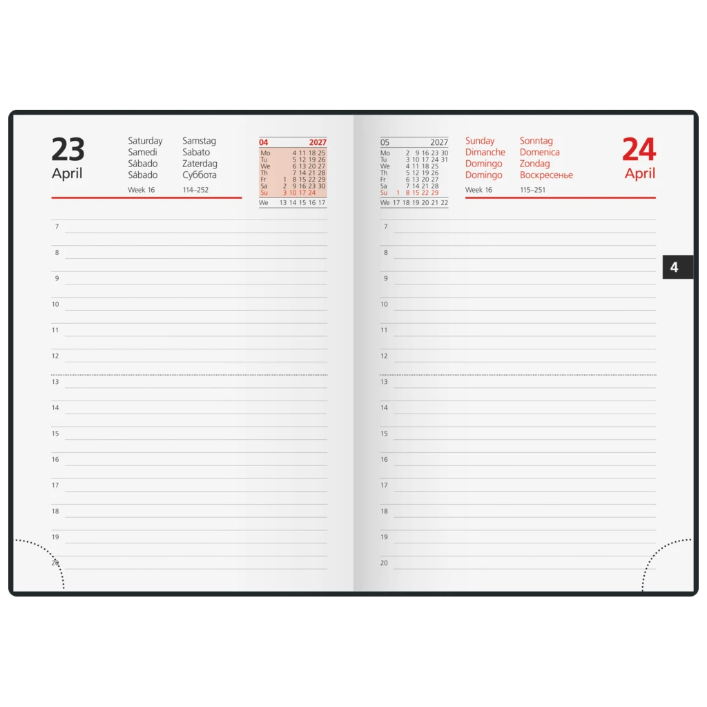 Taschenkalender Modell 32 Y