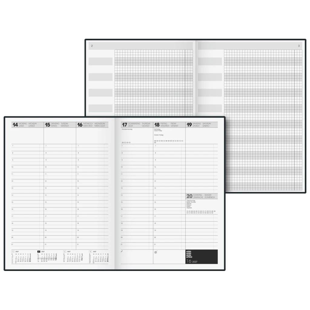 Buchkalender Modell 724 Time Center
