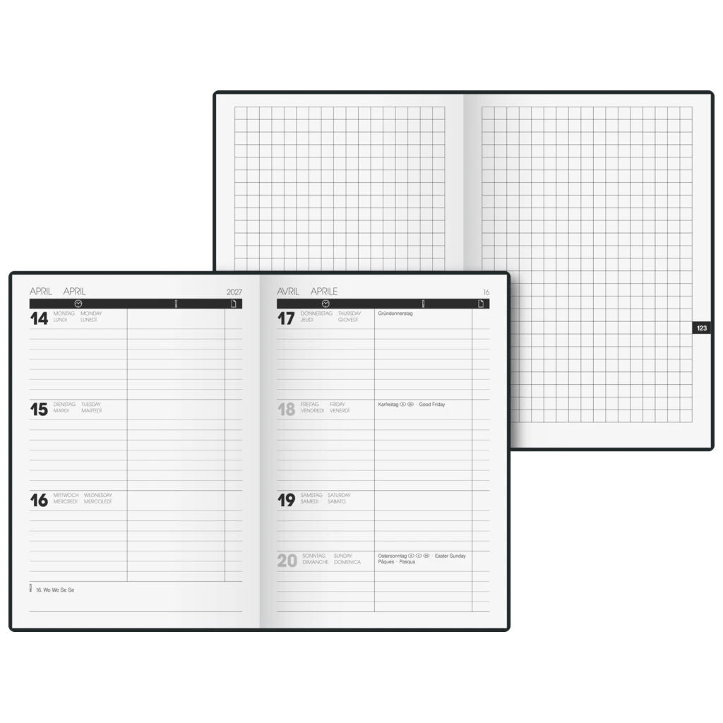 Taschenkalender Modell 728 Time Center