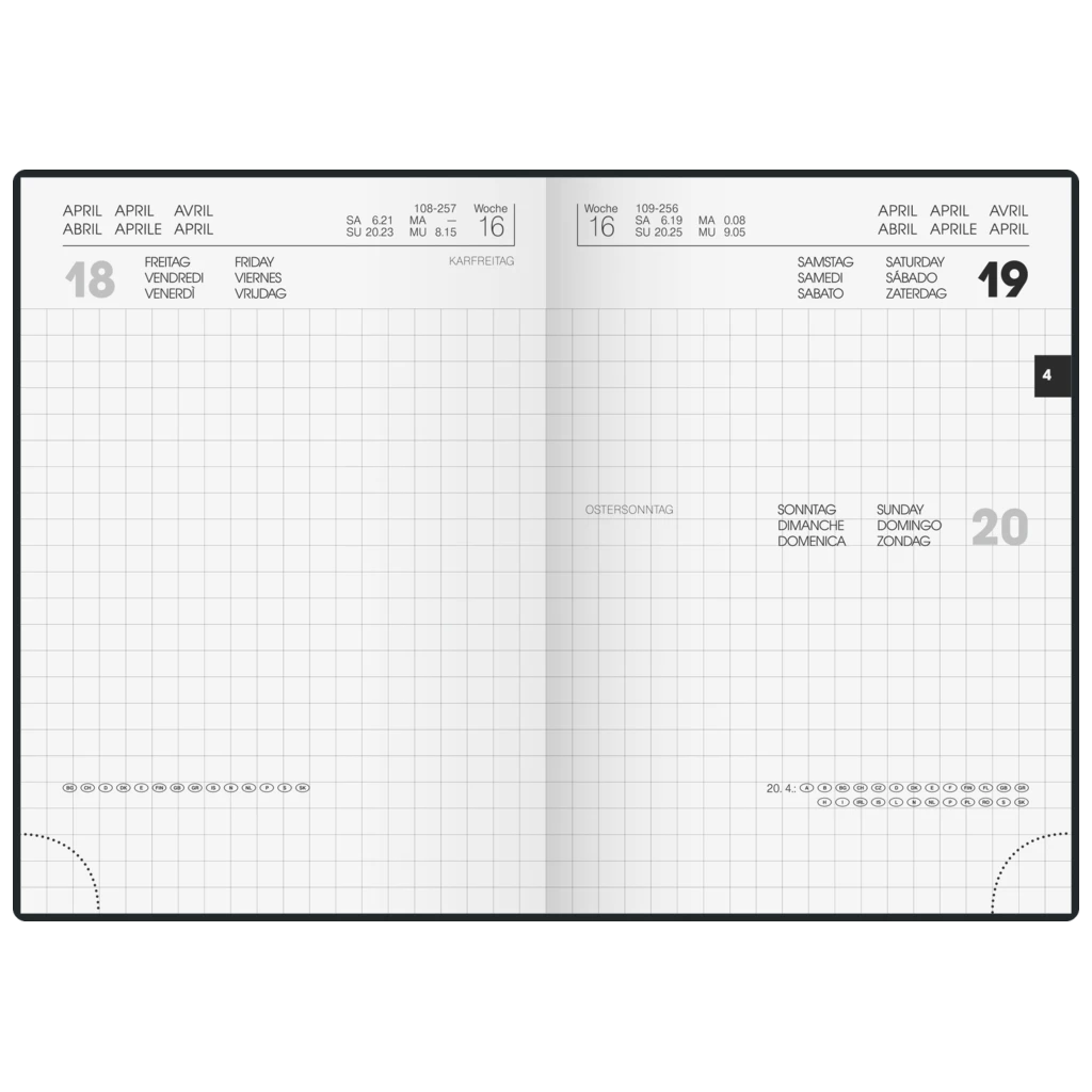 Taschenkalender Modell 736 90