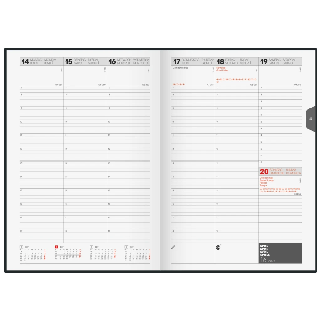 Buchkalender Modell 797