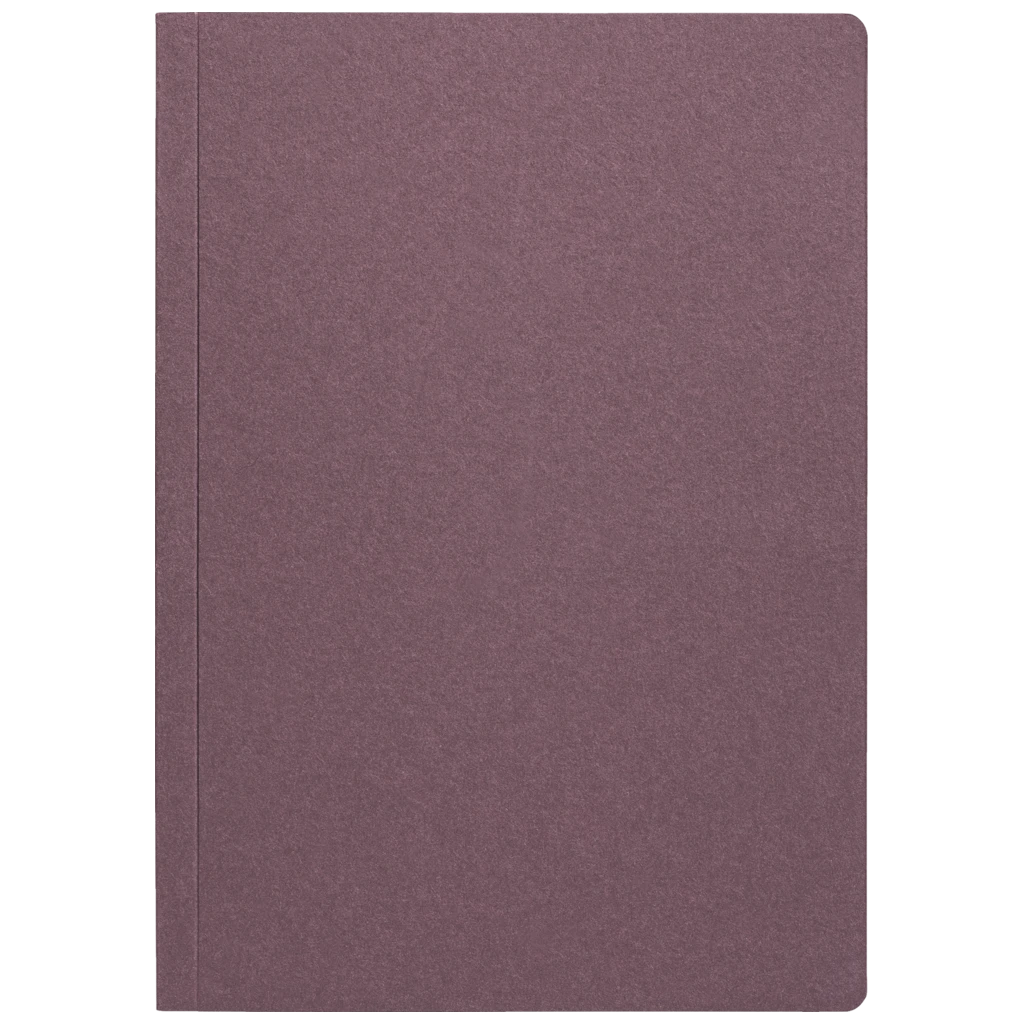 Notizbuch Earth Recycling A5 Dotted punktiert Recyclingkarton aubergine (Lagerware)