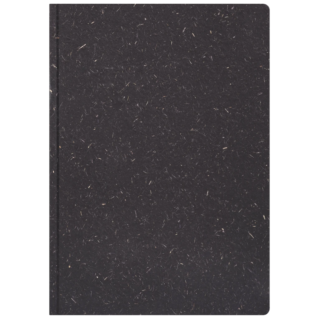 Notizbuch Earth Tone A5 punktiert Naturkarton schwarz (Lagerware)