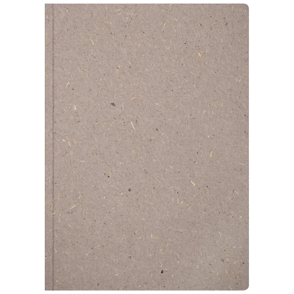 Notizbuch Earth Tone A5 punktiert Naturkarton hellgrau (Lagerware)