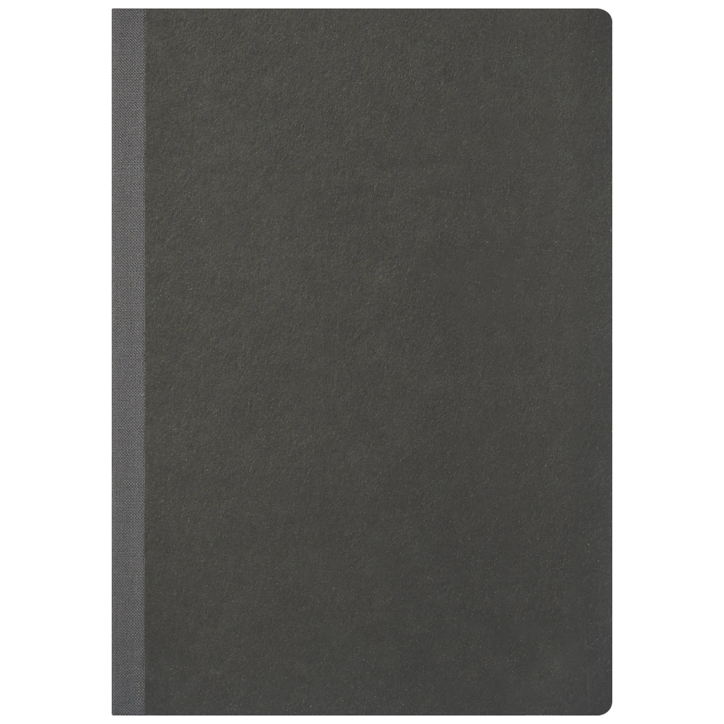 Notizbuch Office A5 Kladde punktiert Naturkarton Anthracite grau anthrazit (Lagerware)