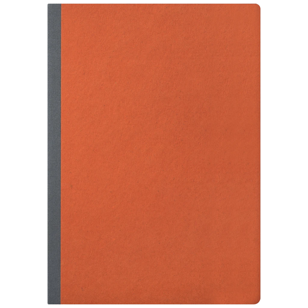 Notizbuch Office A5 Kladde punktiert Naturkarton Orange orange (Lagerware)